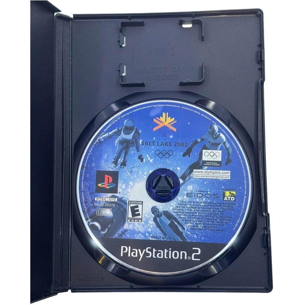 Salt Lake 2002 Sony‎ PlayStation 2 PS2 No Manual Eidos Olympic Winter Sports